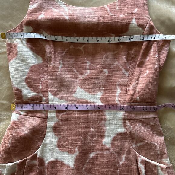 J. Crew Floral Print Sleeveless Dress, Party Cocktail, Summer Casual Dress - Picture 4 of 8